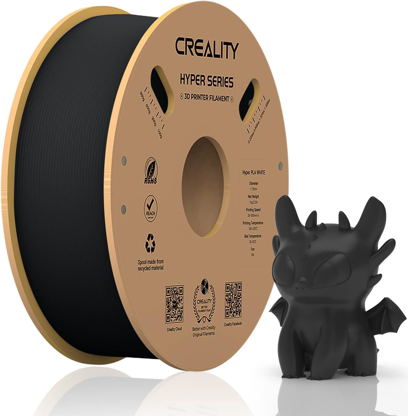 Creality Hyper PLA - Black 1KG