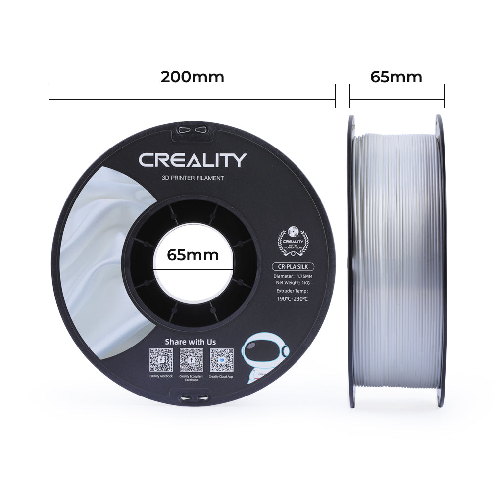 Creality CR-PLA Filament - Silver 1KG