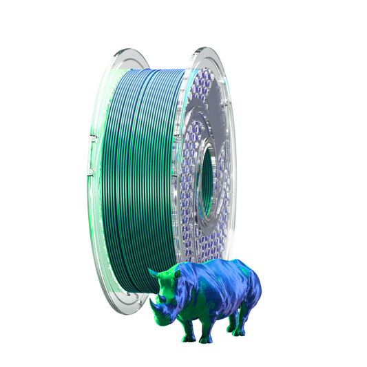 SA Filament SILK PLA+ Dual Color Filament Sapphire Forest 750g