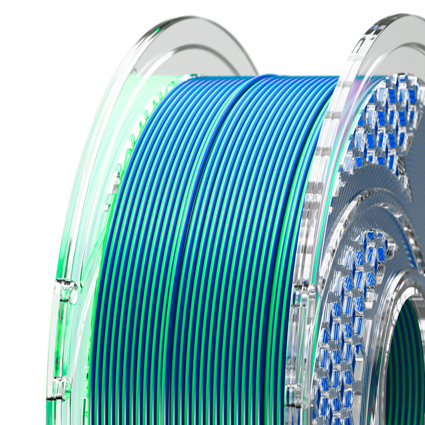 SA Filament SILK PLA+ Dual Color Filament Sapphire Forest 750g