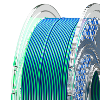 SA Filament SILK PLA+ Dual Color Filament Sapphire Forest 750g
