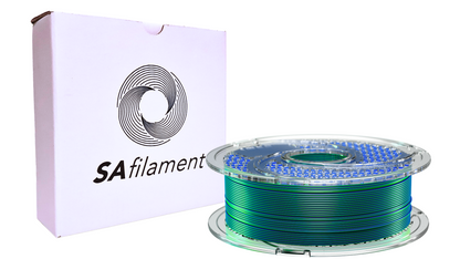 SA Filament SILK PLA+ Dual Color Filament Sapphire Forest 750g