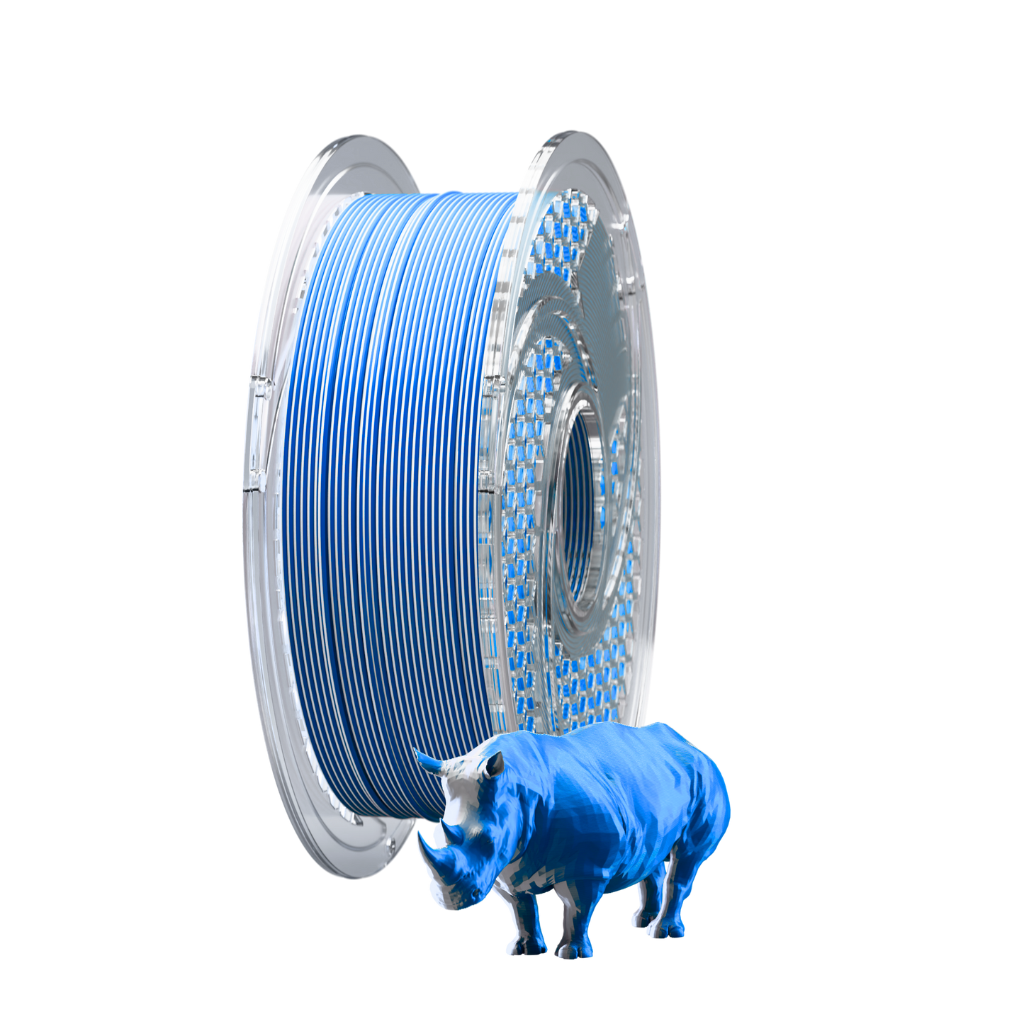 SA Filament SILK PLA+ Dual Color Filament Arctic Frost (Sky Blue & Gloss White) 750g