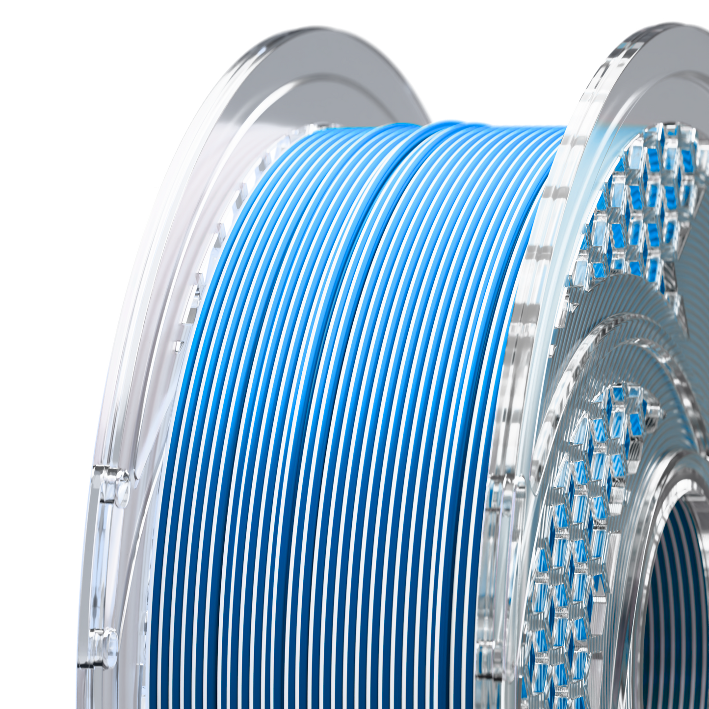 SA Filament SILK PLA+ Dual Color Filament Arctic Frost (Sky Blue & Gloss White) 750g