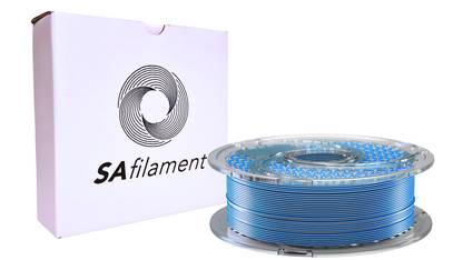 SA Filament SILK PLA+ Dual Color Filament Arctic Frost (Sky Blue & Gloss White) 750g