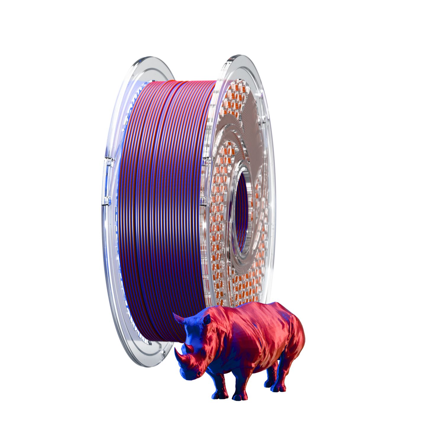 SA Filament SILK PLA+ Dual Color Blue Blood (Royal Blue & Merlot) 750g