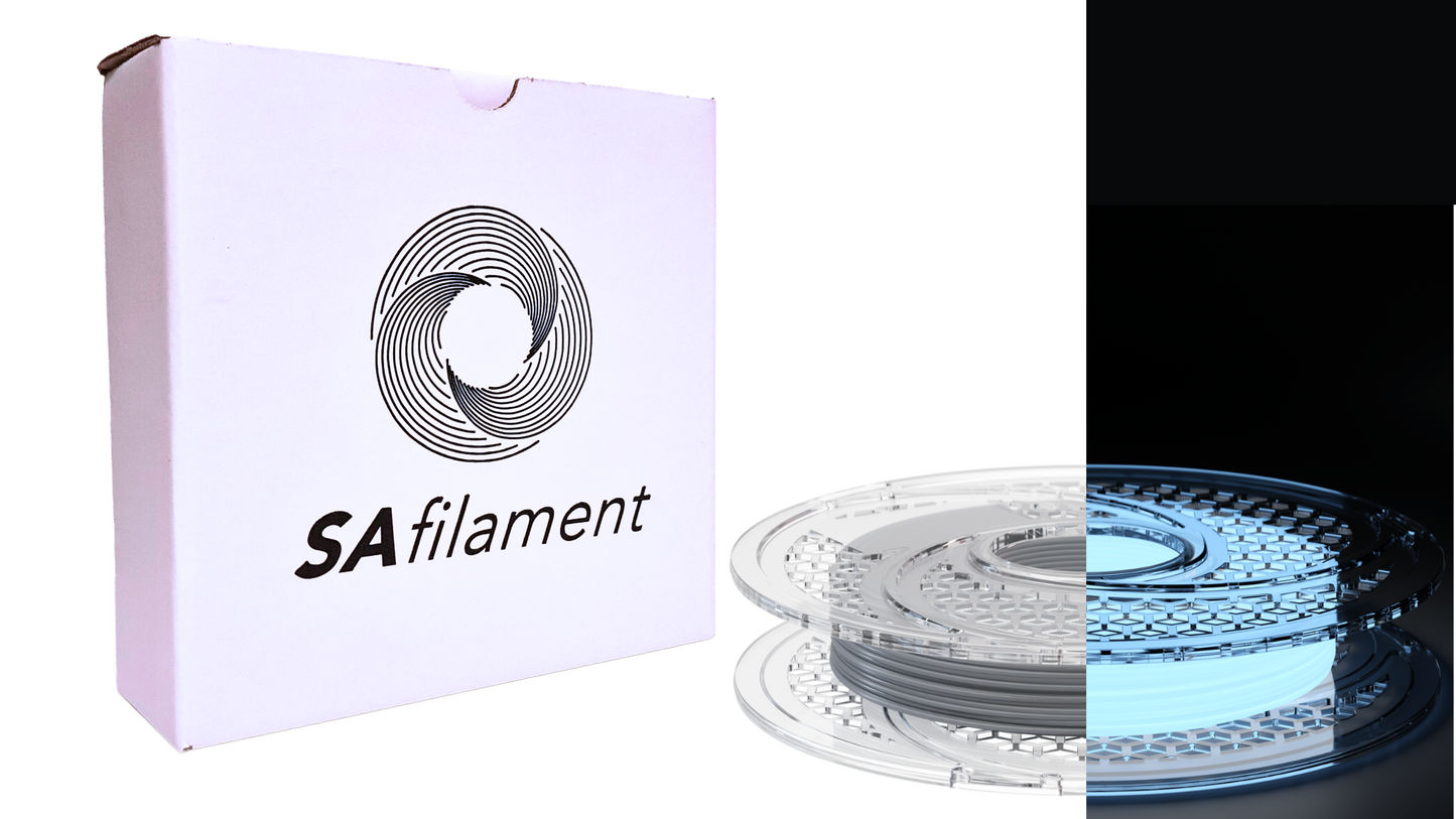 SA Filament PLA Glow In the Dark - Blue 500g